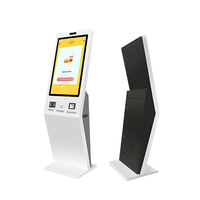Kiosque libre-service de restaurant avec imprimante thermique Scanner de codes QR et lecteur de codes à barres Machine de commande automatique avec fonction SDK