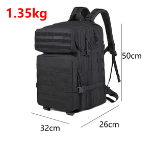 Ba lô ngoài trời bằng vải Oxford 50L, ngụy trang, ba lô chiến thuật đi bộ đường dài, túi leo núi, ba lô du lịch cắm trại cho nam - Product Image 6