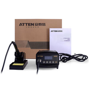 <span class=keywords><strong>Fer</strong></span> à <span class=keywords><strong>souder</strong></span> électrique ATTEN 60W AT938D, qualité industrielle, affichage numérique, antistatique, station de soudage à température constante - Product Image 6