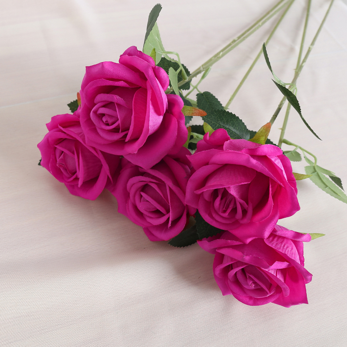 Rose single-flannel