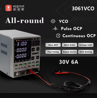 Alimentation CC réglable YCS 3061 VCO 30V 6A avec protection OCP pour réparation de téléphones et test numérique multifonctionnel de tension et de courant