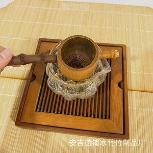 Handmade Bamboo Tea <b>Strainer</b> Irregular Shape Filter For Gongfu Tea Ceremony Tea Set Accessories - Product Image 4