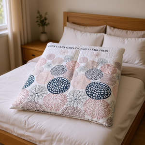 Edredón Acolchado Veneto Double View, Tamaño Matrimonial, Diseño Estampado - Product Image 2