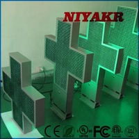 Açık çift taraflı 3D 80Cm eczane Led çapraz düzenleme yazılımı