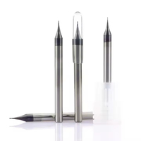 Fresas de acero de tungsteno con recubrimiento AITiN 65HRC, 2/4 filos, brocas de router CNC de alta precisión para herramientas CNC, personalización ODM