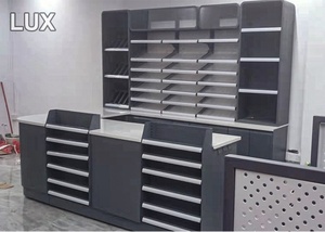 Comptoirs de caisse LUX de haute qualité, personnalisés pour supermarchés, en marbre, pour magasins de détail et de proximité, à vendre - Product Image 5