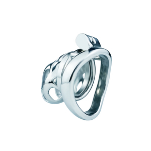 BDSM大人のおもちゃ屋ステンレス鋼の純血種ケージ4つのリングが付いている男性の純血種デバイス男性のための大人の大人のおもちゃのギフト - Product Image 6