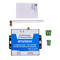 RTU5024 4G LTE SMS Appel gratuit Contrôle d'accès sans fil Télécommande Ouverture de porte de garage Ouverture automatique de porte de garage Relais GSM Ouverture de porte de garage GSM