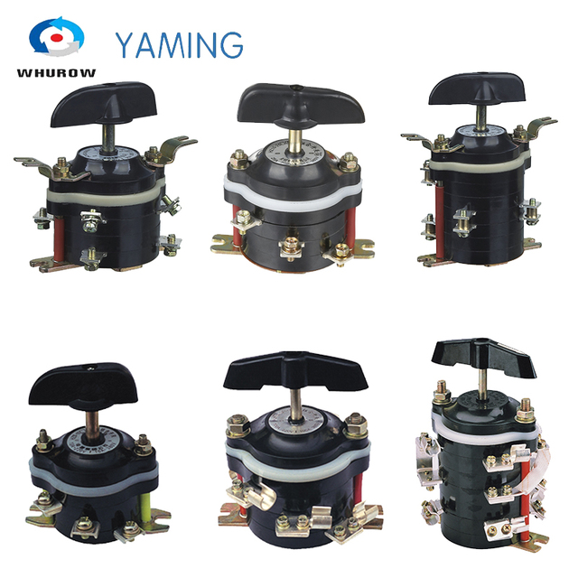 Rotary Cam Switch HZ10-10/3 Transfer Changeover Universal Welding Machine Combined Switches Power Shifter 380V 10A 6 Pins