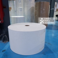 Rouleau de papier spécial fiable 240 g/m² imperméable, enduit d'un seul PE, en pâte de bois vierge, pour coupes à glace et contenants alimentaires, personnalisable