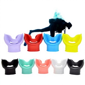 KEEP DIVING MP 563 Deuxième étage de la soufflette de plongée colorée avec embout buccal en silicone, ajustement universel, équipement de plongée en apnée, transfrontalier - Product Image 1
