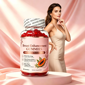 Gomitas de Colágeno, Ácido Hialurónico, Nutrientes Esenciales <span class=keywords><strong>y</strong></span> Biotina para el Aumento de Senos - Product Image 1