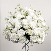 Chemin de Table Floral ou Boule de Fleurs de Luxe Personnalisés, Centre de Table Coloré pour Décorations de Mariage
