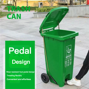 حاوية قمامة بلاستيكية بعجلات سعة 240 لترًا - Product Image 4