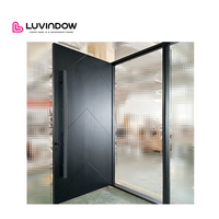 Portes extérieures décoratives contemporaines Portes d'entrée modernes par Luvindow Windows Inc