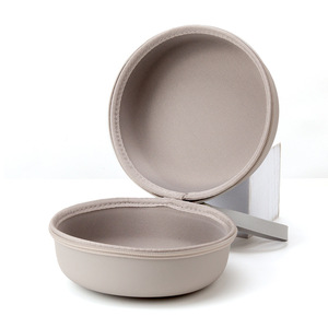 Round <b>Paper</b> Pulp Salad <b>Bowl</b> Custom Logo Printing Recyclable Biodegradable - Product Image 1