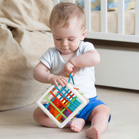 Blocs de formes sensorielles pour tout-petits, développement de la motricité fine, jouets éducatifs Montessori, bac de rangement, trieur de formes, jouets pour bébés