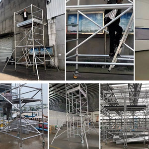 Mobile <strong>Scaffolding</strong> Aluminum Lightweight Frame <strong>Modular</strong> Aluminium Mobile <strong>Scaffolding</strong> - Product Image 4