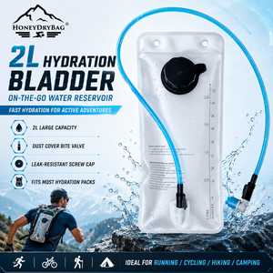 <span class=keywords><strong>Poche</strong></span> <span class=keywords><strong>à</strong></span> <span class=keywords><strong>eau</strong></span> tactique en TPU de qualité alimentaire sans BPA avec tube <span class=keywords><strong>à</strong></span> déconnexion rapide et valve anti-fuite pour les expéditions de trekking en milieu sauvage - Product Image 1