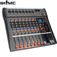 Mélangeur audio professionnel OEM 12 16 canaux pour cube maison KTV scène chant Performance console de mixage