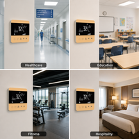 WiFi termostato digitale per il sistema HVAC ventilconcia temperatura risparmio energetico ospedali contemporanei palestre scantinati scuole