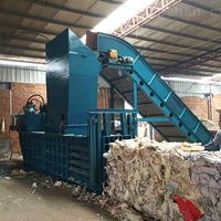 GUOXIN Presse à balles hydraulique Machine à emballer les déchets de pneus en plastique vieux tissu en aluminium Presse à balles compacteur de déchets solides