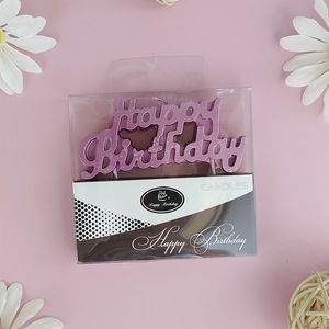 Irthday-Vela <span class=keywords><strong>de</strong></span> ambiente para pastel <span class=keywords><strong>de</strong></span> fiesta, decoración para hornear, suministro directo - Product Image 2