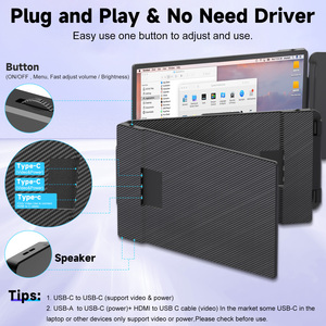 Tragbare Monitore S2 Triple Monitor Dual Display FHD 1080p 60Hz Typ C Plug & Play Externe Laptop Screen Extender Monitore - Product Image 4