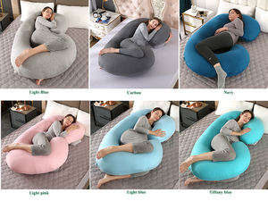 <span class=keywords><strong>Almohada</strong></span> ergonómica de maternidad cómoda de algodón para dormir de lado, <span class=keywords><strong>almohada</strong></span> de pierna de cuerpo largo para embarazo en forma de C - Product Image 6