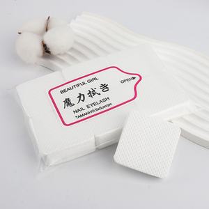 Paquete de 300 Almohadillas de Algodón para Limpiar Adhesivo de Pestañas y Esmalte de Uñas, Removedor de Maquillaje Portátil, Paño de Limpieza - Product Image 5