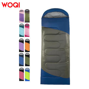 Sac de couchage Woqi Mummy bleu foncé en nylon respirant pour le froid, adulte, camping en plein air, 1500g, style enveloppe - Product Image 2