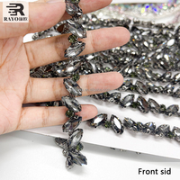 Franges en cristal, applique chaîne en cristal doré, rouleau de strass roses non thermocollants, strass rouges et argentés écologiques à coudre, strass en vrac