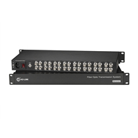 Émetteur-récepteur extenseur de fibre optique 3G SDI 16 canaux