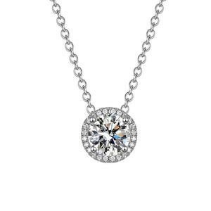 Collar de Plata 925 con Diamante Cultivado en Laboratorio, Regalo Popular y de Alta Demanda, Esencial para Regalar, Regalo para Citas, Moderno y Elegante - Product Image 1