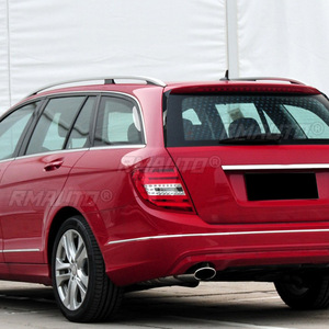 สปอยเลอร์ข้างกระจกหลังรถยนต์สำหรับเบนซ์ ซี-คลาส W204 รุ่นแวนการ์ต ทราเวล ปี 2007-2014 C200 C260 สปอยเลอร์ข้างหลังแบบแคนาร์ด สปลิตเตอร์ - Product Image 2