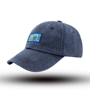 Casquette de baseball en coton lavé à profil bas, broderie personnalisée, chapeau de sport, casquette vintage personnalisée pour papa, en coton lavé, ajustable - Product Image 4