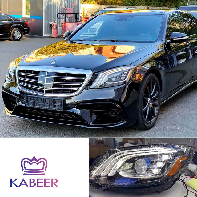 OE W222 LED Headlight for Benz S Clss MBH Style USA Version W222 Car to Restore US Standard LED Headlight