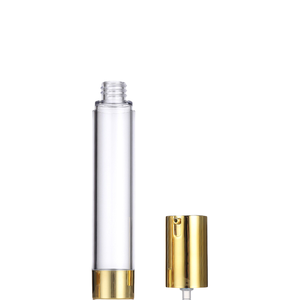 10ml 20ml 30ml sang trọng <span class=keywords><strong>utype</strong></span> Vòng như nhựa chăm sóc da rõ ràng Lotion bơm không có không khí chai - Product Image 3