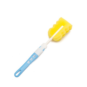 Love Cosy Detachable Sponge <b>Brush</b> Head For Baby <b>Bottle</b> Cleaning Yellow Color - Product Image 4