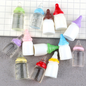 Graziosi Cabochon in Resina a Forma di Biberon in Miniatura, <span class=keywords><strong>Accessori</strong></span> per Case delle Bambole - Product Image 2