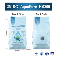 Poudre Probiotique Multi-Souches AquaPure EM300 pour la Gestion de la Qualité de l'Eau en Aquaculture, Poudre de Traitement de l'Eau en Aquaculture