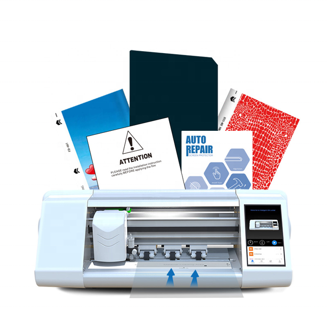 Intelligent Cutter Machine Auto Cover Cell Mobile Phone Screen Protector Tpu Plotter Hydrogel Film Making Cutting Machine