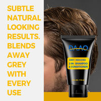 Shampooing et après-shampoing bio 2-en-1 pour hommes, gris clair, pour cheveux bouclés, qualité supérieure, soin capillaire
