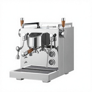 Cafetera Espresso Semiautomática de 19 Bares, de Acero Inoxidable, con Dos Bombas ULKA, para Uso Doméstico, en Hoteles y al Aire Libre - Product Image 2