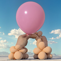 Kit de décoration transfrontalier avec guirlande de ballons en latex pour Noël, anniversaires, Fête des Mères et fêtes du Ramadan - Fournitures de scène avancées