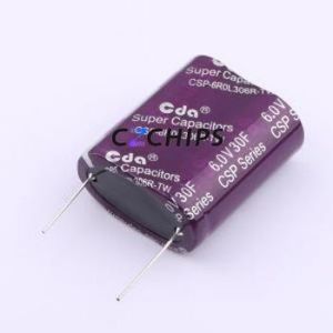 Supercondensador CSP-6R0L306R-TW (Capacitancia: 30F) (Precisión: -10%~+30%) Voltaje Nominal: 6V - Product Image 1