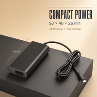 Chargeur pour ordinateur portable 130W, adaptateur secteur Type-C vers USB C, convertisseur AC DC de remplacement pour Ultrabook
