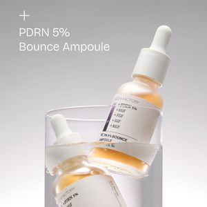 ECOFACTORY Korea Ampolla Bounce con 5% de PDRN de Bajo Peso Molecular Certificada para Blanquear y Antiarrugas, Esencia Facial y Corporal - Product Image 2