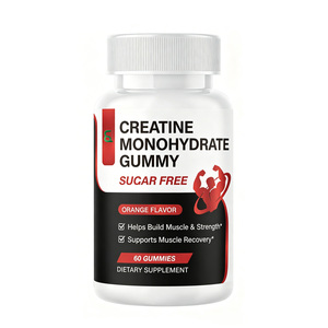 Gomitas de Creatina Monohidrato Sin Azúcar, 4000mg de Creatina, 1000mg de BCAA, Sabor Naranja, 60 Unidades, Disponibles en Almacén de EE. UU. - Product Image 5