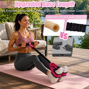 Fascia Elastica per Allenamento Gambe e <span class=keywords><strong>Braccia</strong></span>, Corda per Yoga e Stretching, per Addominali e Modellamento del Corpo - Product Image 3